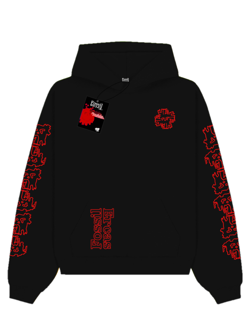OutPrecsSimboler OutInvB&W.ArmX2 Hoodie
