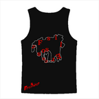Black Fossil Ercas Letters Precstaber Tank Top (3 Pack)