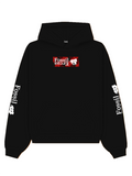 SpanksBoxWPrecsWFosLogo FosPrecsArmx2 Black Hoodie