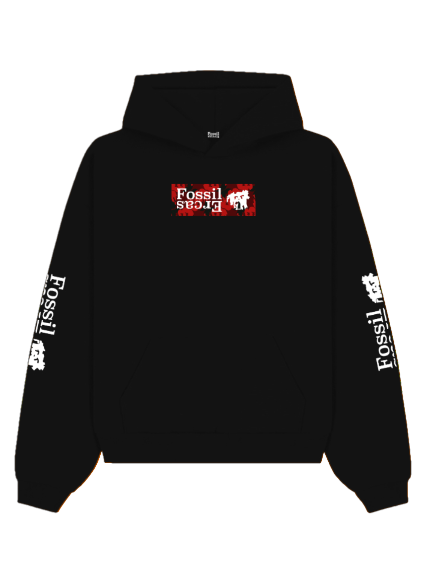 SpanksBoxWPrecsWFosLogo FosPrecsArmx2 Black Hoodie