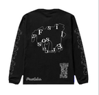 Playera Manga Larga Out Precstaber Logo PrecsscerP Sleeves Letters Fos
